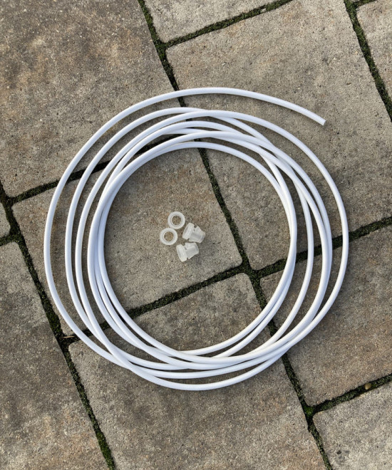PVC lanko Biele - 4mm