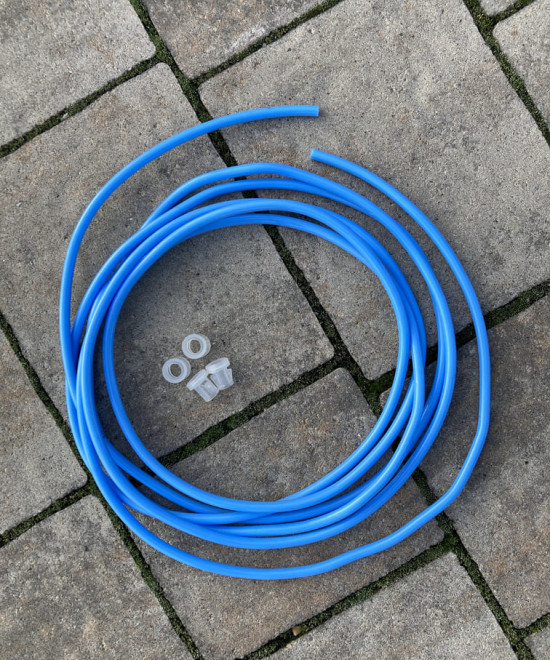 PVC lanko Modré Light - 5mm