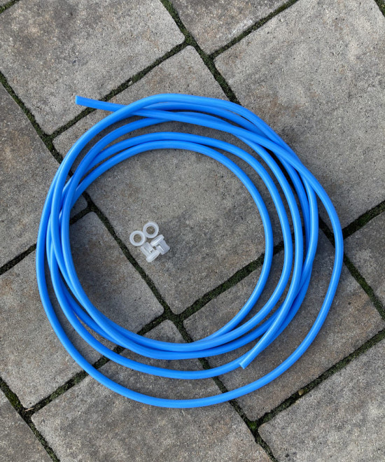 PVC lanko Modré Light - 6mm